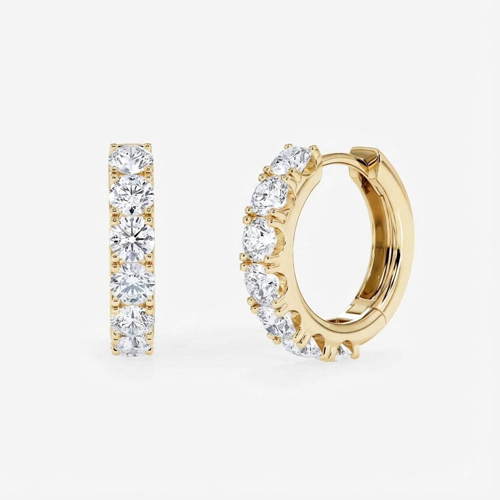 The Jetsetter Lab Diamond Tennis Hoops