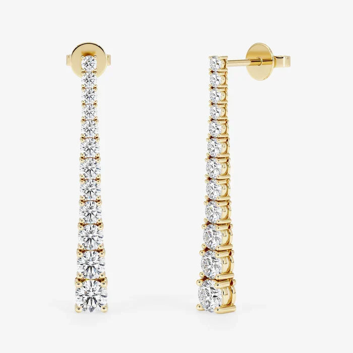 The Jetsetter Lab Diamond Drop Earrings