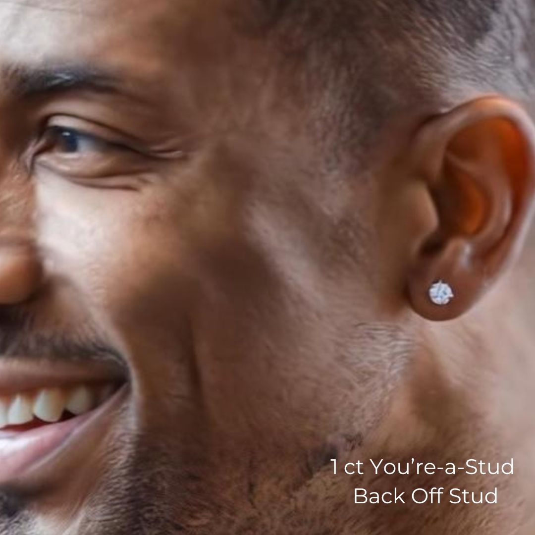 You're-a-Stud Diamond Back-Off Stud