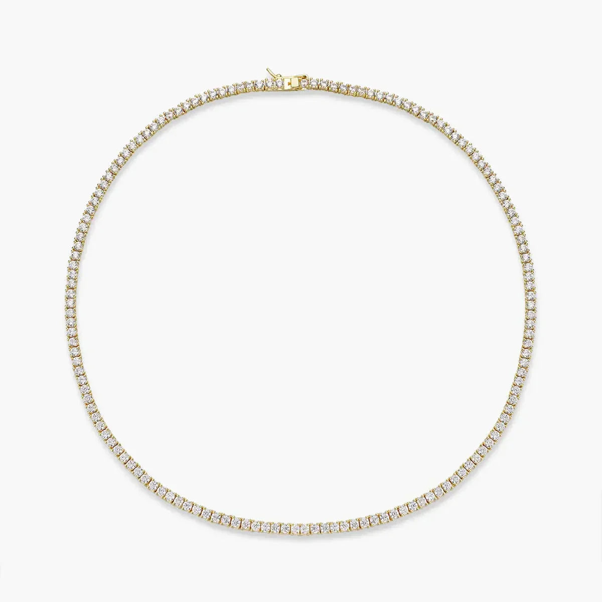 The Jetsetter Lab Diamond Tennis Necklace