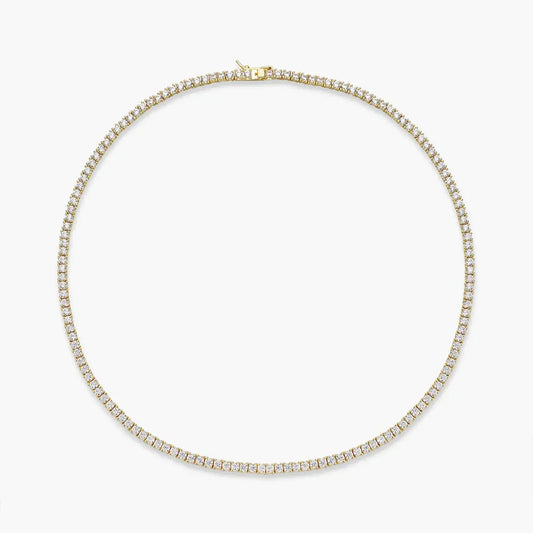 The Jetsetter Lab Diamond Tennis Necklace