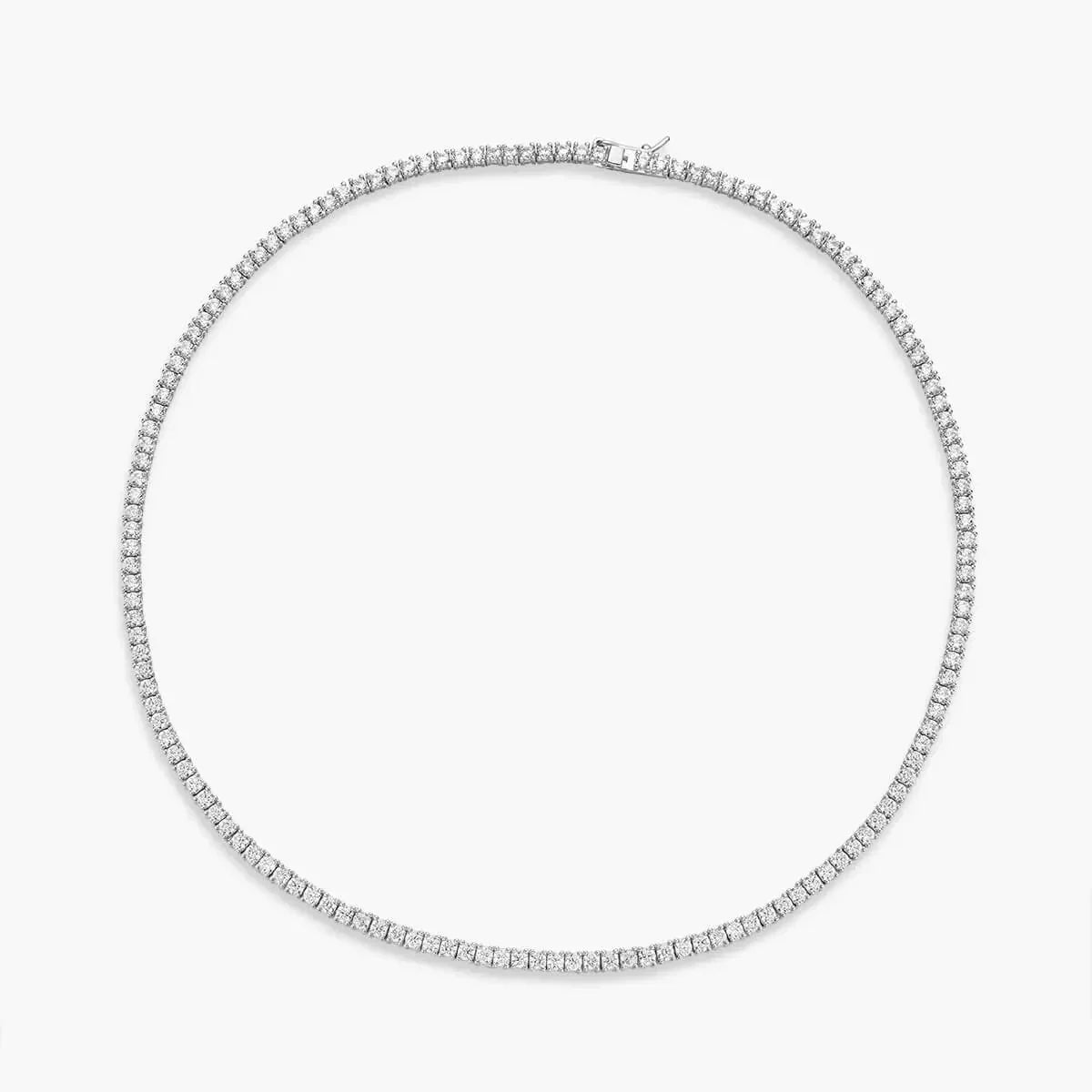 The Jetsetter Lab Diamond Tennis Necklace