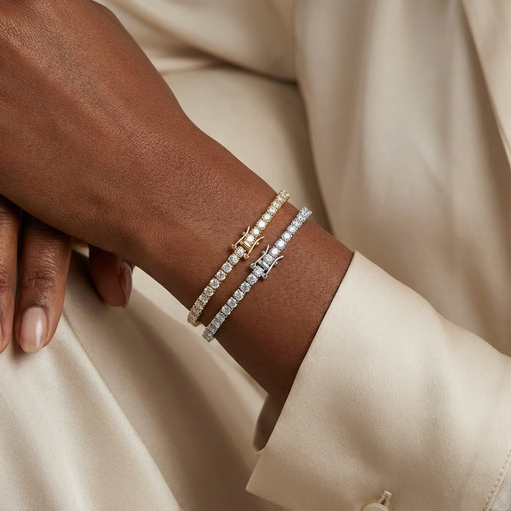The Jetsetter Lab Diamond Tennis Bracelet