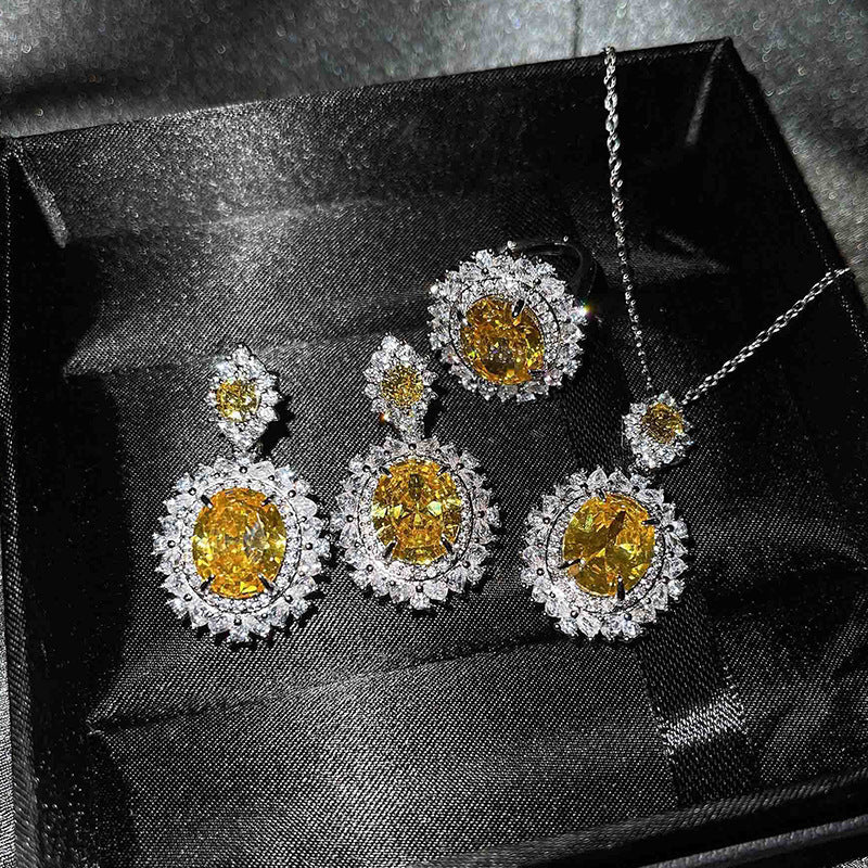 Vespera Aetherin Blue Set | White Gold
