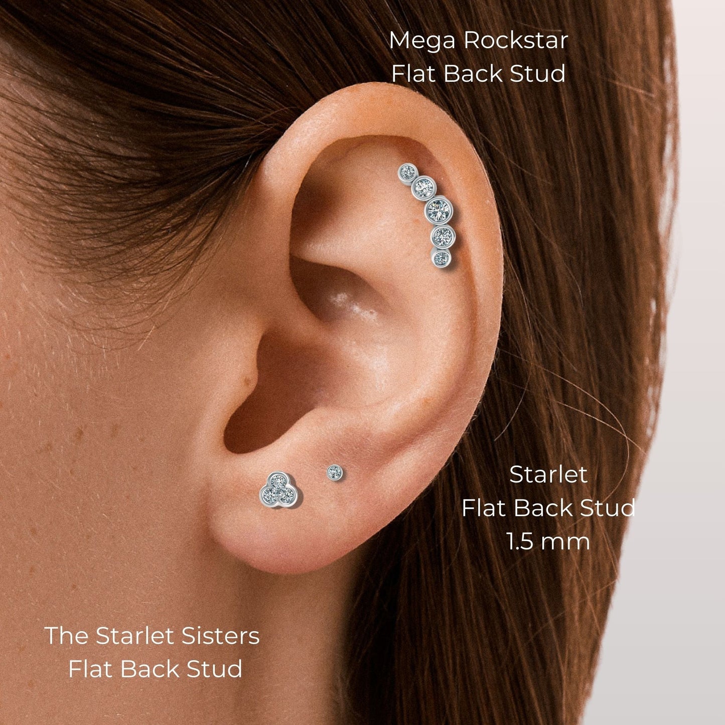 Rockstar Diamond Flat Back Stud