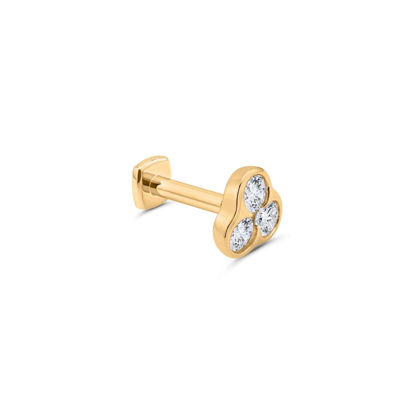 The Starlet Sisters Diamond Flat Back Stud