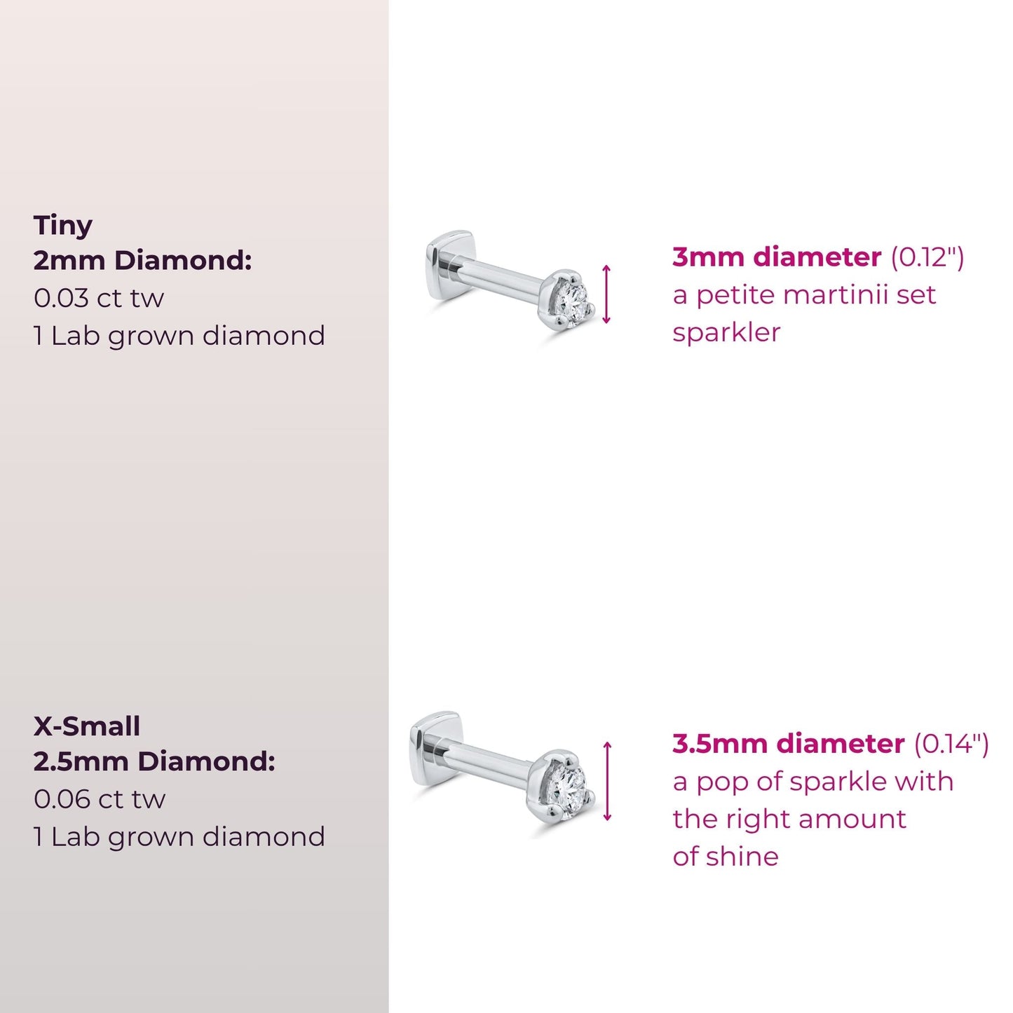 You're-a-Stud Diamond Flat Back Stud