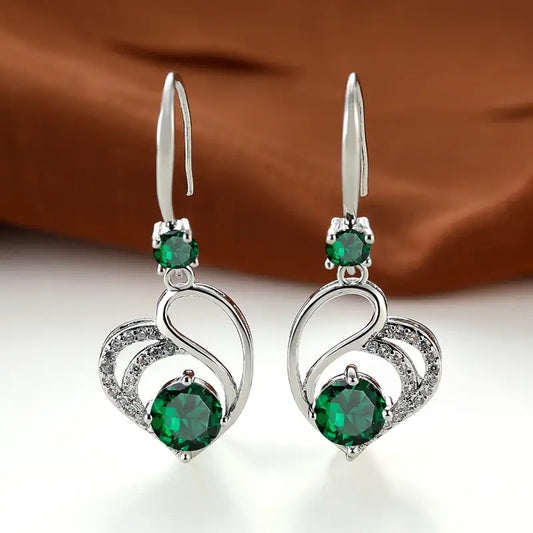 Seraphina Duval Earrings | White Gold