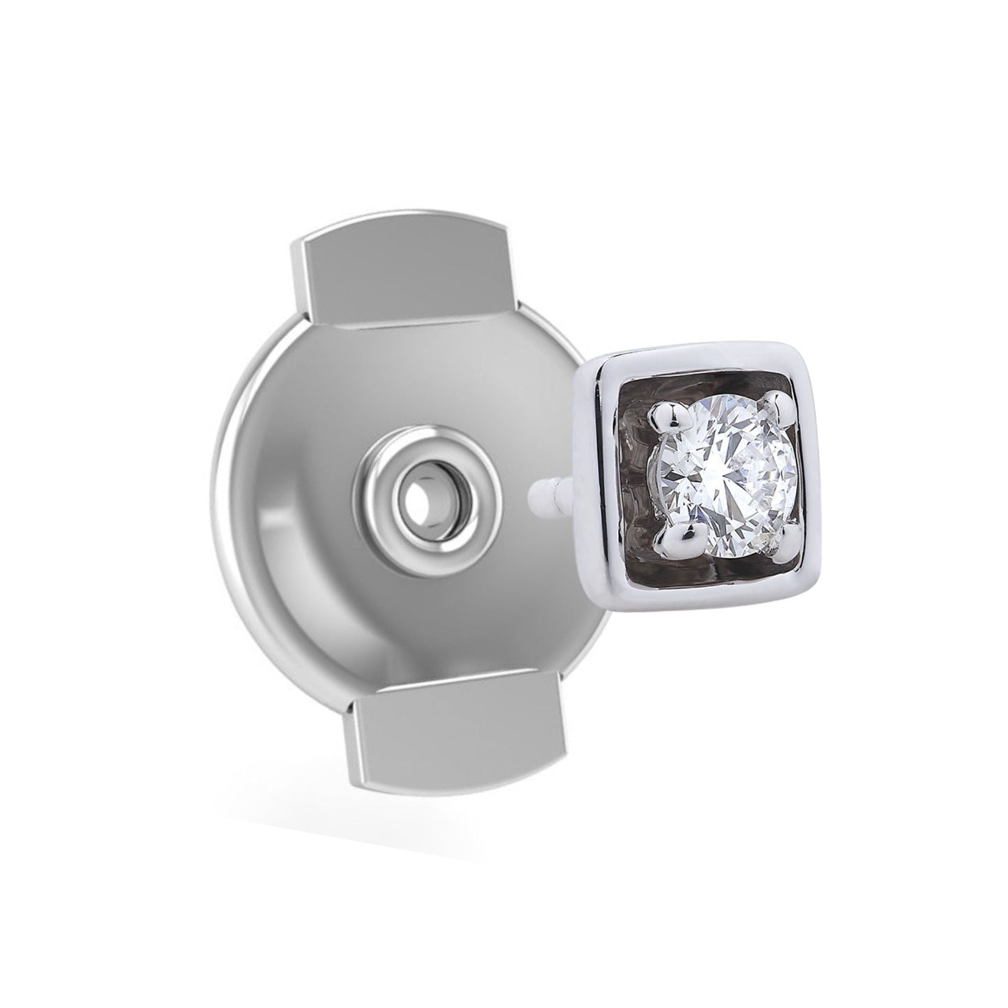 Edgy Diamond Back-Off Stud
