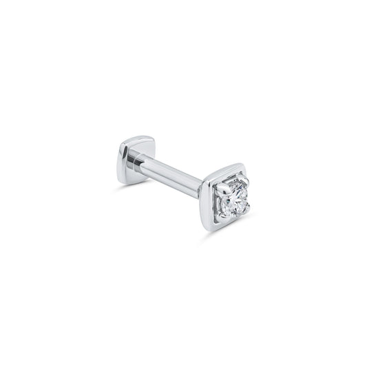 Edgy Diamond Flat Back Stud