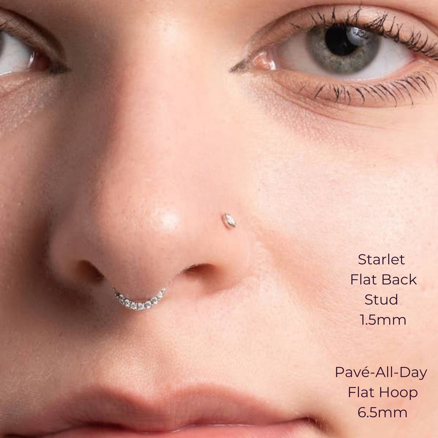 The Starlet Diamond Flat Back Stud